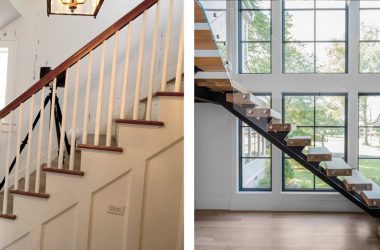 Before-and-After-traditional-stair-to-glass-floating-stair-Keuka-Studios